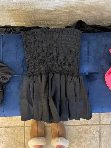 Majorelle Peaches Skirt in Black