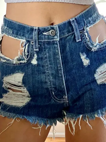 Carmar Denim Cut Out Shorts