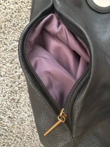 The Sak Black Leather Hobo Bag Purse