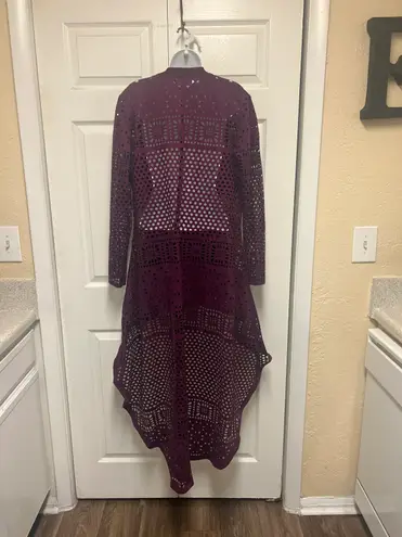 CQ by CQ Plum Laser Cut Dress Jacket