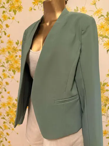 OVI Women's Sage Green open front blazer size M