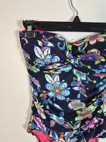 Anne cole Floral One Piece Swimsuit 6