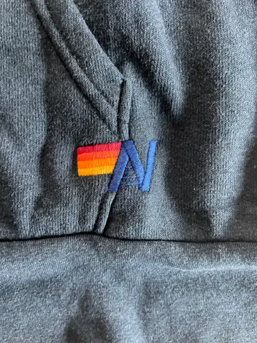 Aviator Nation Brand New Venice Charcoal Zip Hoodie Jacket - Sz L