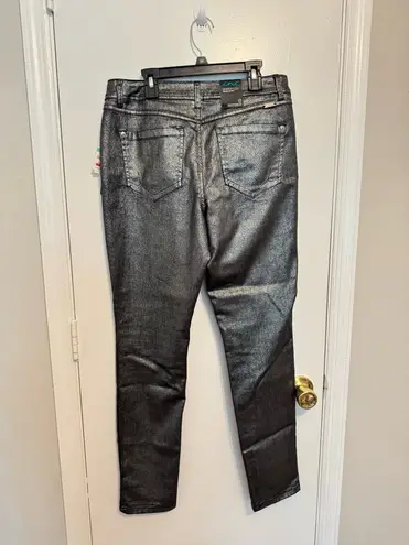 Inc international I.N.C. International Concepts Metallic Jeans Size 8
