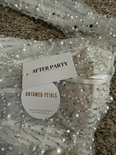 untamed petals Mini Dress/Reception Dress