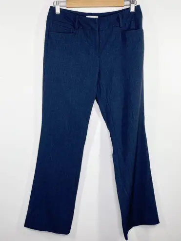 New York & Co Stretch Navy Blue Bootcut Trouser Pants Women's Size 2 Average