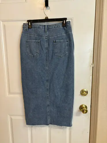 Happily Grey Size 7 Jean Skirt