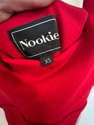 Nookie Red "Boulevard Gown" Maxi Dress size XS