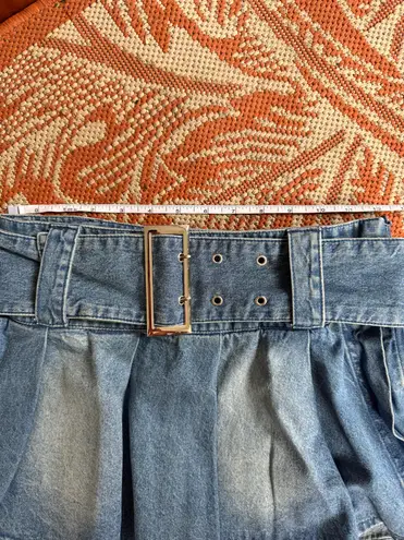 Peppermayo No Angel Denim Micro Mini Skirt