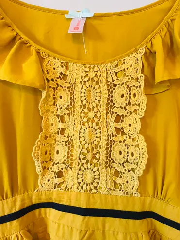 Downeast tops basics NWT beach hill top nugget gold size L