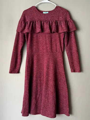 Bella Donna sz M red long sleeve midi dress Size M