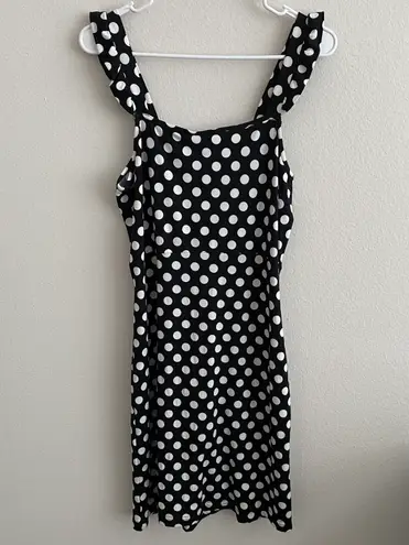 VERO MODA Mary Knot Mini Dress w/Polka Dots