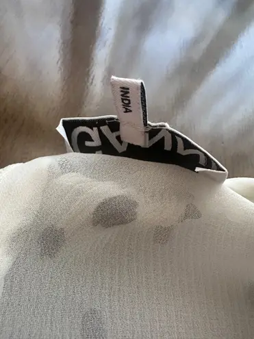 Ganni Polka Dot Ruffle Dress