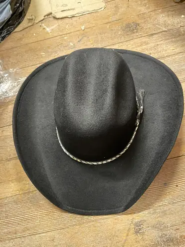 Western Cowgirl Hat Black