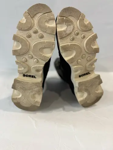 Sorel Brex leather lace up platform boots