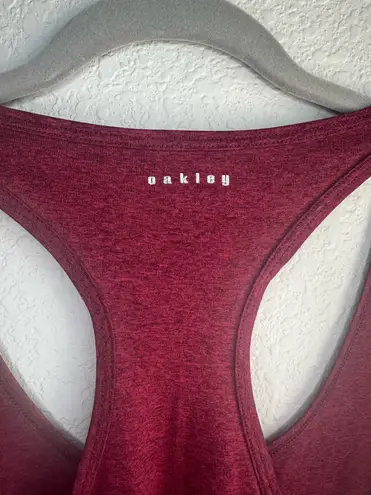 Oakley Hydrolix Red Marled Racerback Tank Top