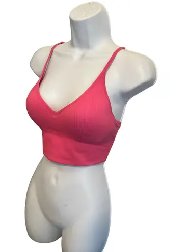 Streetwear Society Street Wear Society Hot Pink Padded Sports Club Bra Small