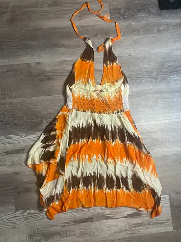 Bali Halter Tie Dye Dress