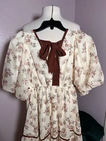 Polagram NWOT PRINT DRESS. SIZE XS