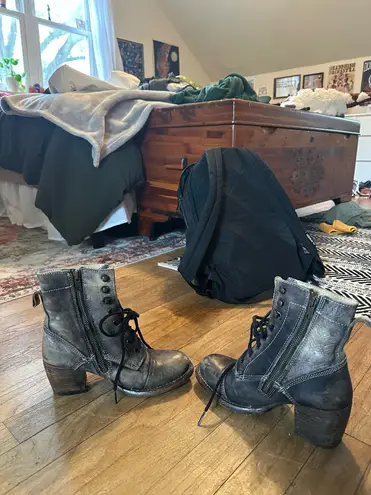 Bed Stu  Boots Distressed Leather