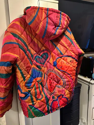 Farm Rio Reversible Hooded Puffer Coat