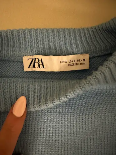 ZARA Crop Knit Sweater women’s Size small