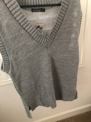 Boohoo Grey Oversized Vest