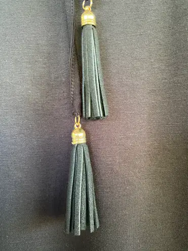 cupio - Black Dress with Tassels