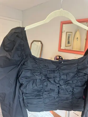 Glamorous Black Formal Top