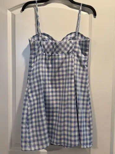Prómesa Promesa Meet Cute Gingham Sweetheart Mini Dress (Medium)