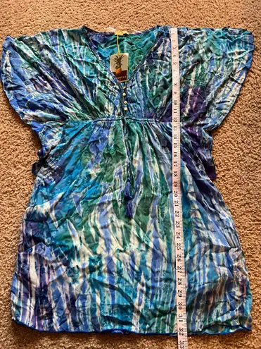 Pineapple Swim Cover Up Blue Size XXS