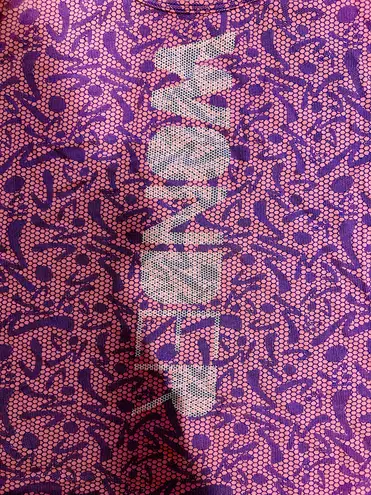 Zumba Women's athletic purple/pink Wonder Racerback Top, size Medium