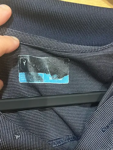 PGA Tour Men’s Navy Golf Polo Size Medium Short Sleeve For Golf Casual Wear