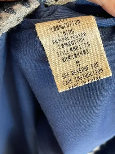 Moon River Once in Awhile Blue Chambray Skater Dress