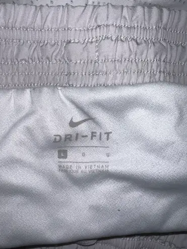 Nike White Dri-Fit Running Shorts