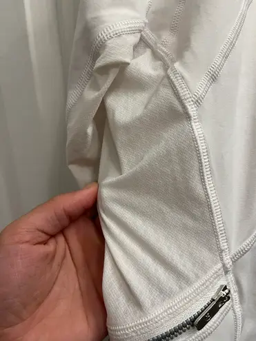 Lululemon White Zip-Up Jacket