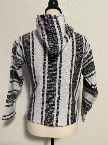 Pilotzi Mexican Baja Hoodie, Surfer, Pullover, Hippie, Jerga, Adult, Unisex Multiple