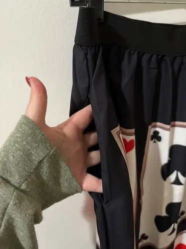 Queen of hearts Vegas theme playing card maxi skirt. New, never worn Multiple Size XXL