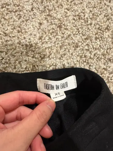 Dry Goods  Black Suede Skirt