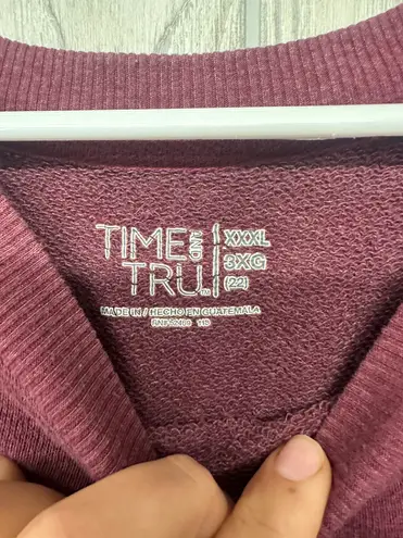 Time And Tru Crew Neck Sweatshirt