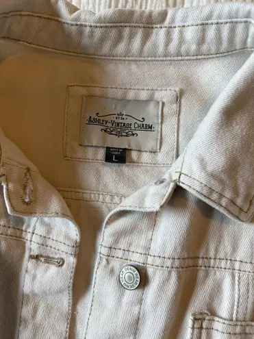 Ashley-Vintage Charm Cropped Jean Jacket