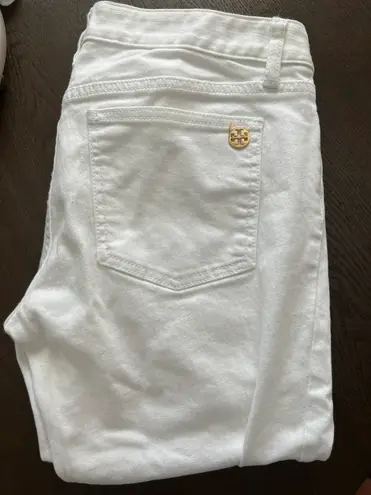 Tory Burch White Skinny jeans