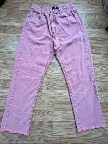 Missguided Pink Jeans