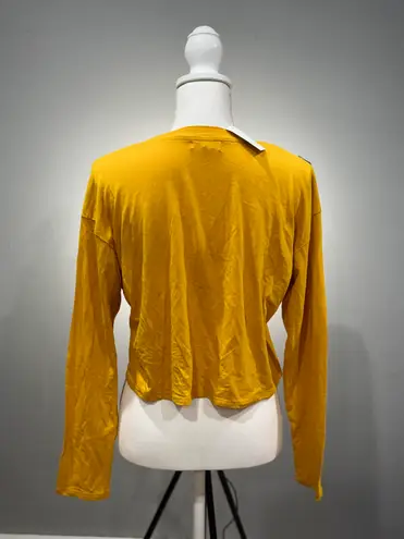 Heart & Hips CLEARANCE! Gold Boutique Arrow Front Crop Top Size L NWT