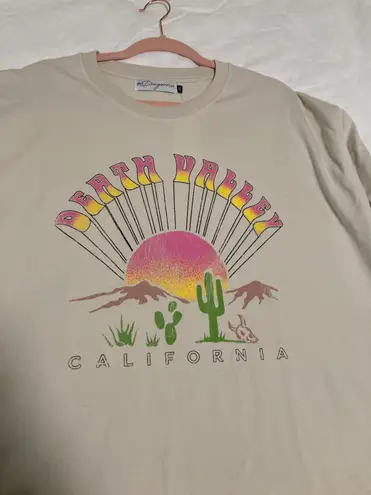 Girl Dangerous Mini T-Shirt Dress Death Valley Sun Graphic