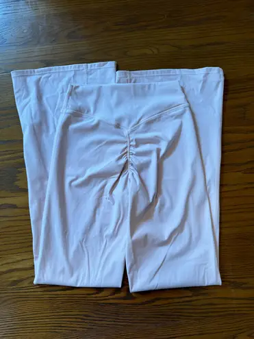 Light Pink Flare Leggings Medium