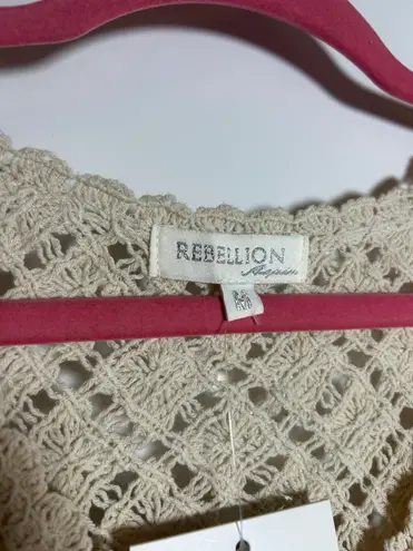 Rebellion Medium boho crop vest top