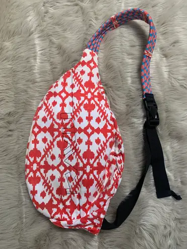 KAVU Ikat Rope Canvas Sling Bag Full Size hiking camping purse backpack