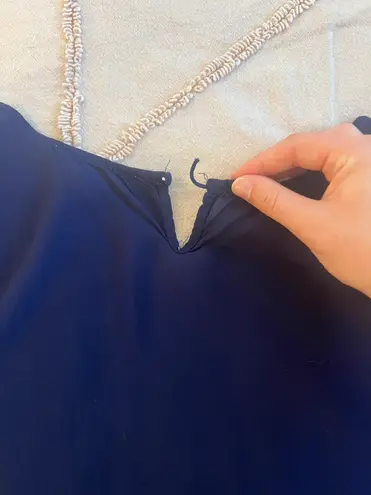 Eyelet Lace Tank Blue