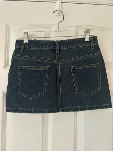 Peppermayo  maysa low rise denim mini skirt 